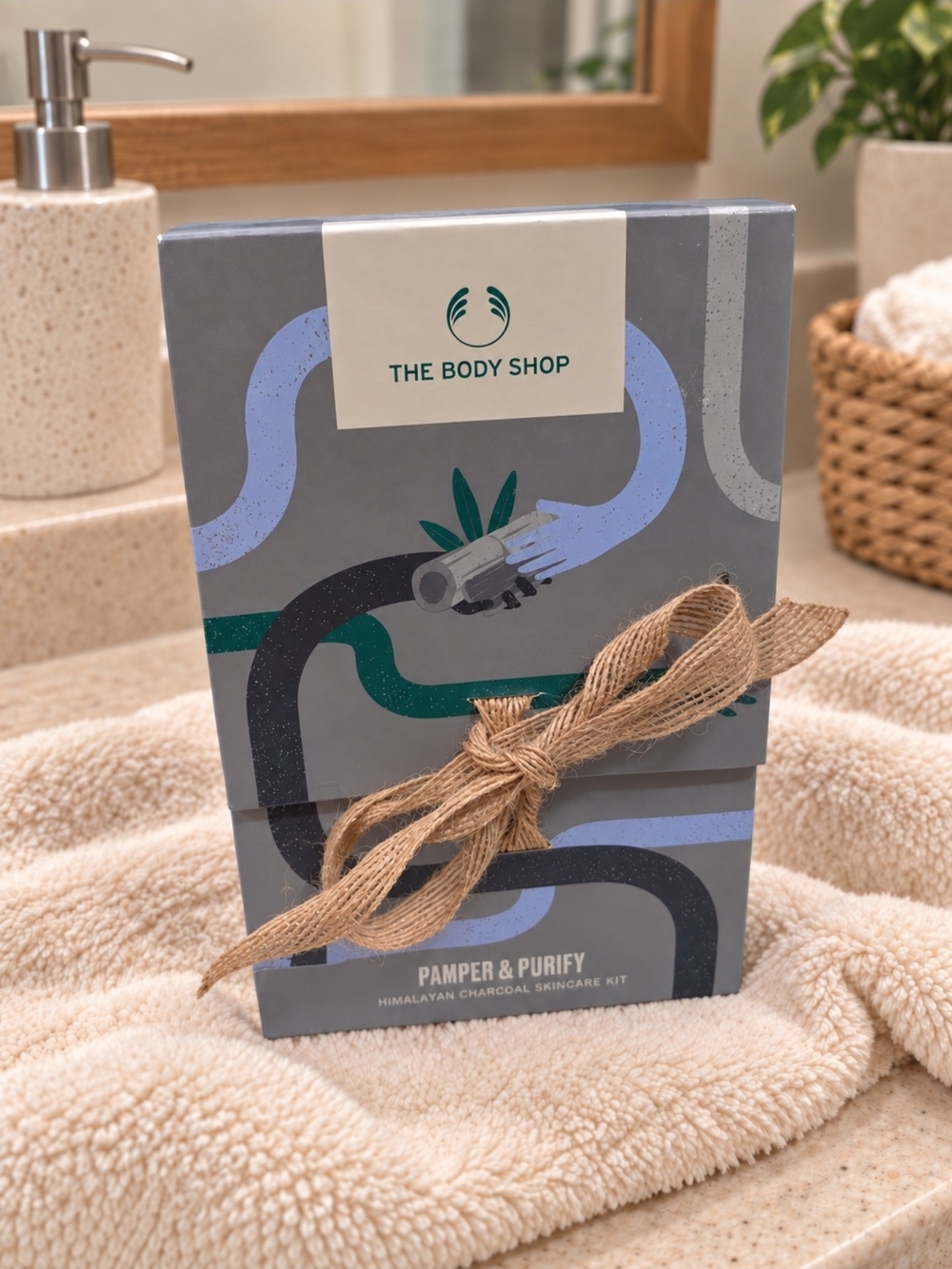 Open The Body Shop Himalayan Charcoal Pamper & Purify Skincare Kit Discontinued
